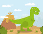 Динозавры: Пазлы для детей
