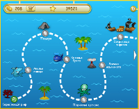 Игра «Морские глубины» - Карта